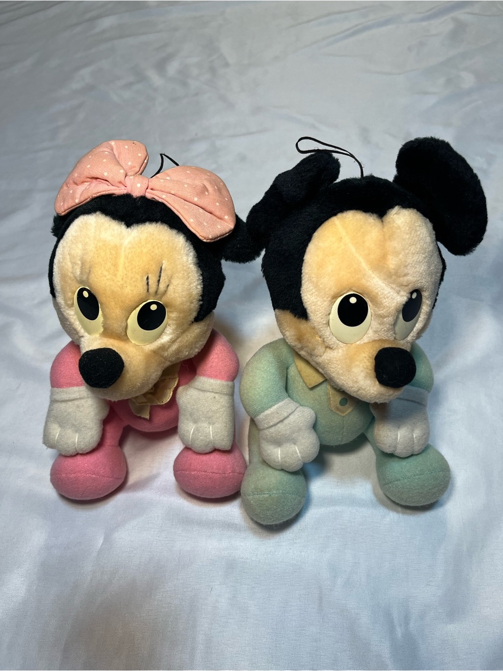 Vintage 1984 Playskool Disney Babies Minnie & Mickey Mouse Plush Set – Hasbro